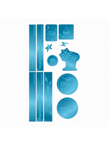 Coocazoo coocazoo Reflektierendes Sticker-Set "Blue"