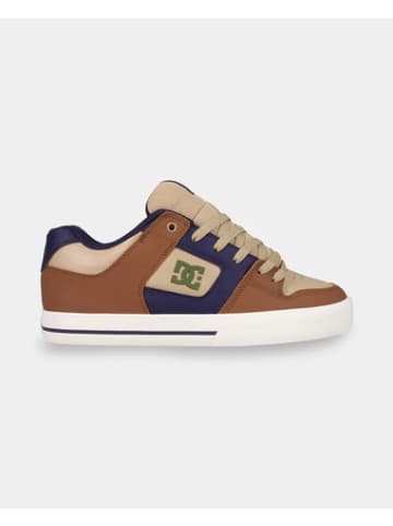 DC Shoes Sneackers Pure in Brown/Navy/Tan