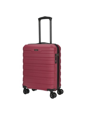 D&N Travel Line 2400 - 4-Rollen-Trolley S 54 cm in pink