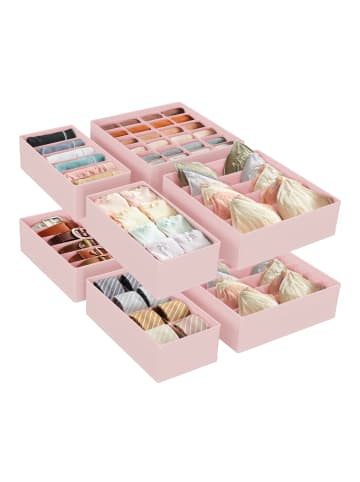 SONGMICS 8er-Set: Aufbewahrungsbox Tina in Rosa - (B)16 x (H)10 x (T)32 cm