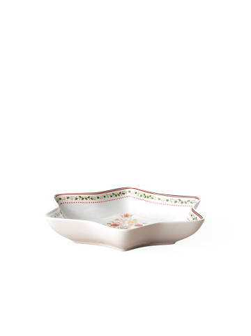 Villeroy & Boch Sternschale mittel Baum Winter Bakery Delight in rot