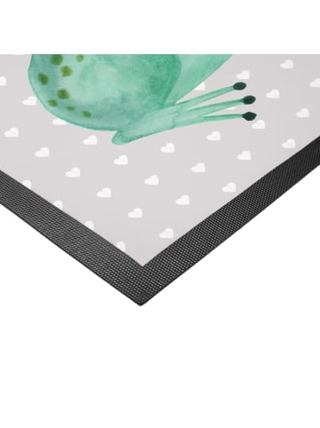 Mr. & Mrs. Panda Abstreifer Frosch Liebe ohne Spruch in Grau Pastell