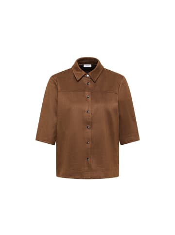 Cecil Langarmbluse in mocha caramel