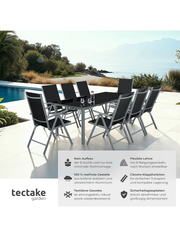 tectake Aluminium Sitzgruppe - Wetterfeste Gartenmöbel