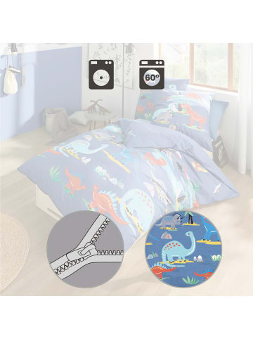 kaeppel Renforcé Kinder-Bettwäsche in blau