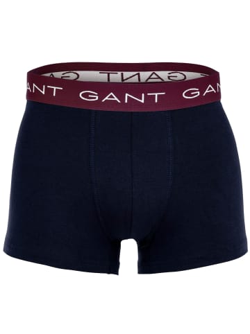 Gant Boxershort 3er Pack in Schwarz/Grau/Rot/Grün
