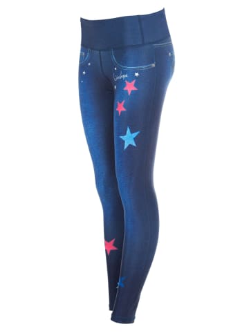 Winshape Functional Power Shape Tights AEL102 in indigo blue