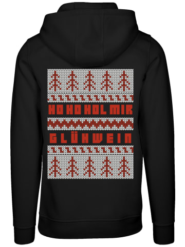 F4NT4STIC Hoodie Weihnachten Ho Ho Hol mir Glühwein in schwarz