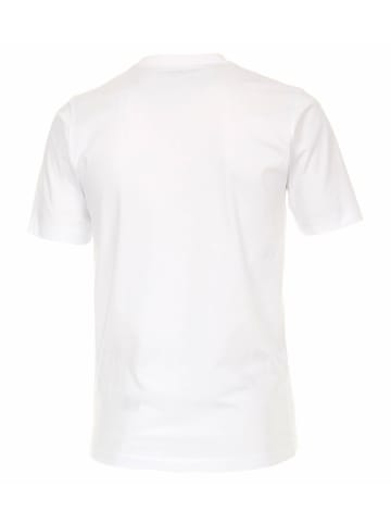 CASAMODA Rundhals T-Shirt für Herren in weiss