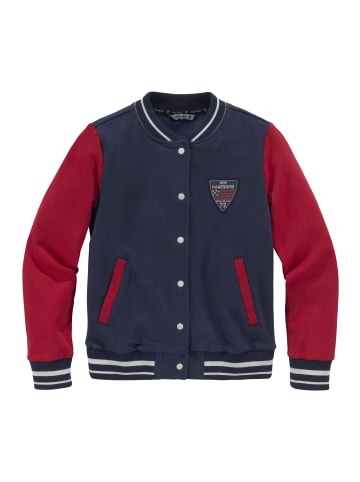 Kidsworld Sweatjacke in marine/rot