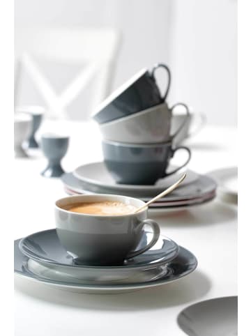 Ritzenhoff & Breker 6er Set Dessertteller Doppio ø 20 cm in Anthrazit