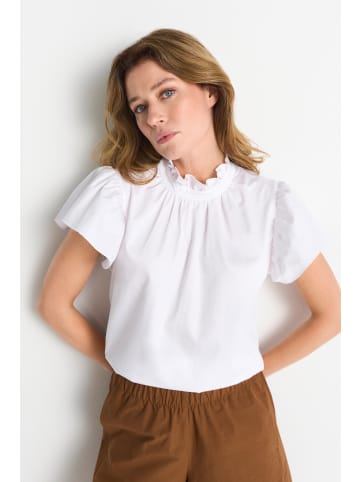 Rich & Royal Bluse in weiß