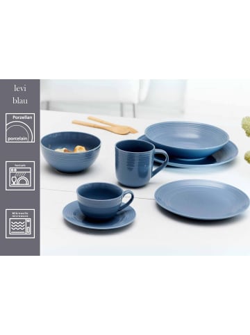Ritzenhoff & Breker 18er Set Kaffeeservice Levi in Blau