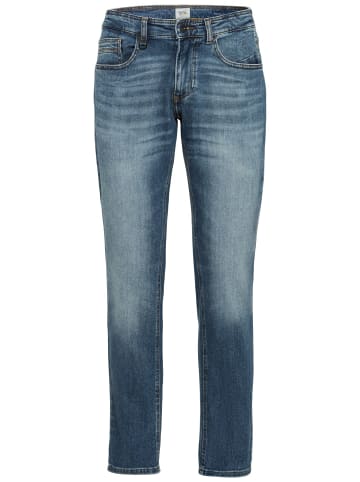 Camel Active Slim Fit 5-Pocket Jeans in Blau