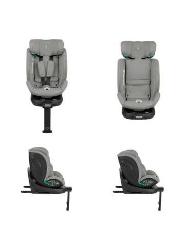 Kikkaboo Kindersitz i-Twist i-Size in grau