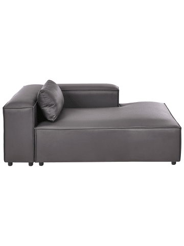 Beliani Sofaelement BRANDE in Schwarz - (W) 121 x (H) 70 x (L) 184 cm