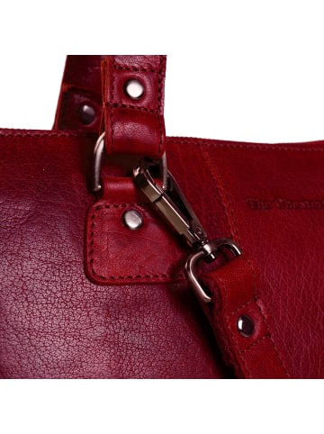 The Chesterfield Brand C48.1006 Resa Schultertasche Antique Buff Crumbled Leder in red