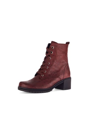 Gabor Schnürstiefeletten in rot