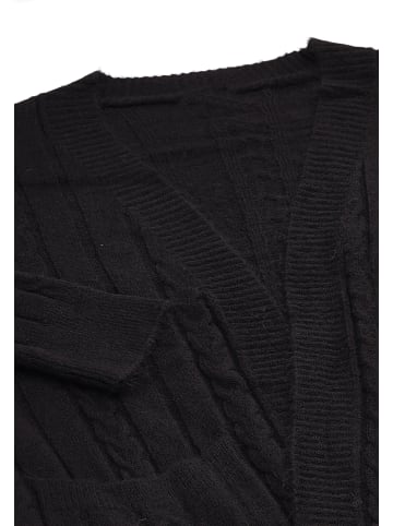 aleva Damen Strickjacke in Schwarz