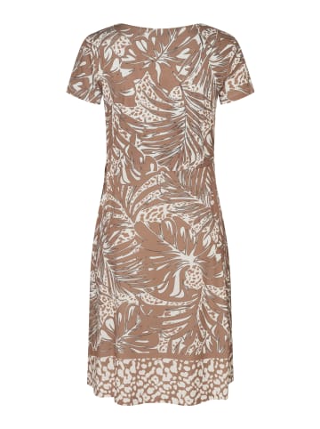 More & More unkompliziertes, feminines Schlupfkleid, Print in leaf print
