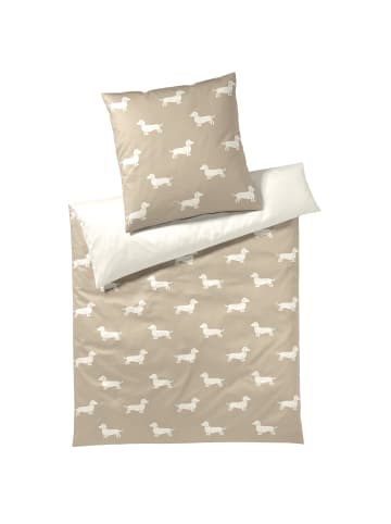 Elegante Elegante Bettwäsche WE LOVE DOGS Dogs 24540 Natur-Beige - 7 in Natur-Beige - 7