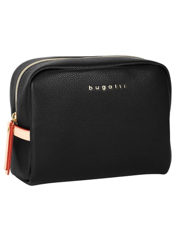 Bugatti Kosmetiktasche ELLA Kunstfaser in schwarz