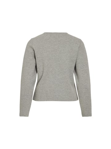 Vila Sweatshirt in light grey melange1
