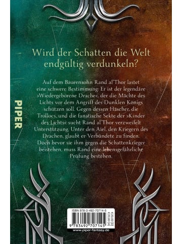 PIPER Das Rad der Zeit 4 | Der Schatten erhebt sich | Die Buch-Serie zur großen...