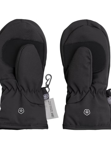 Color Kids Feustling Mittens W. Zipper in Anthrazit