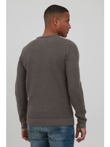 INDICODE Strickpullover IDCoppler in Grau