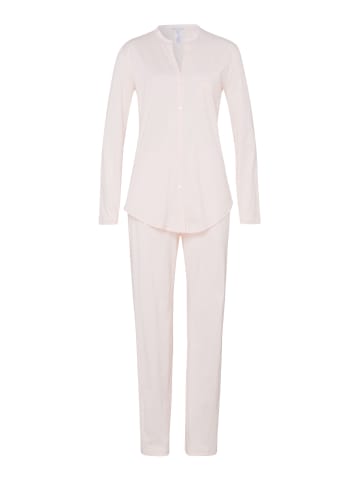 Hanro Langarm Pyjama Cotton Deluxe in crystal pink