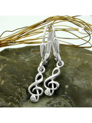 Gallay Ohrringe 25x5mm Silber 925 in silber