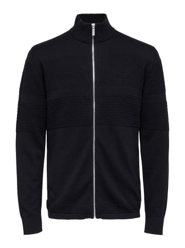 SELECTED HOMME Strickjacke SLHMAINE in Schwarz