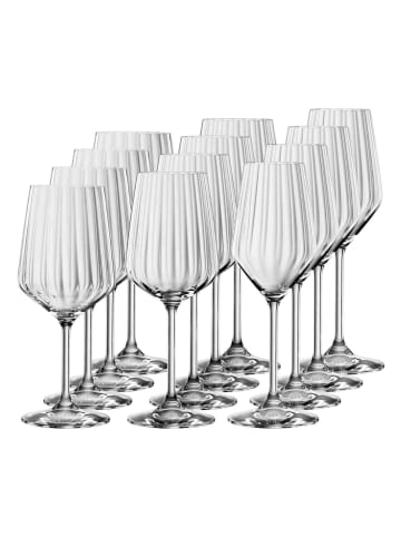 Spiegelau 12er Set Wein- & Champagnergläser Lifestyle in transparent