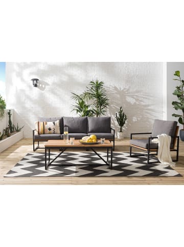 home24 Loungeecke LeRoy II in Grau / Braun