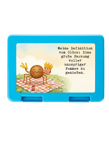 Mr. & Mrs. Panda Bento Box Spinne Agathe Pommes Design mit Spruch in Weiß