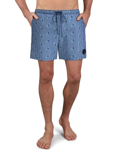 CECEBA Badehose Naas in blau-mittel-Allover