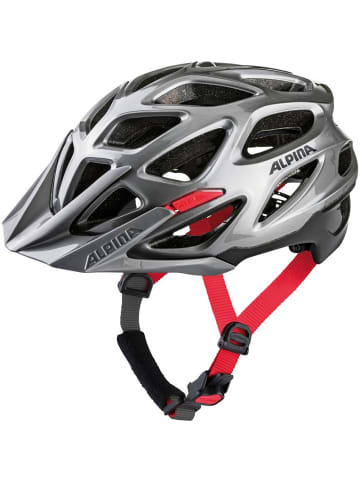 Alpina bicycle Enduro/MTB-Helm Mythos 3.0 in Silber-Schwarz-Rot