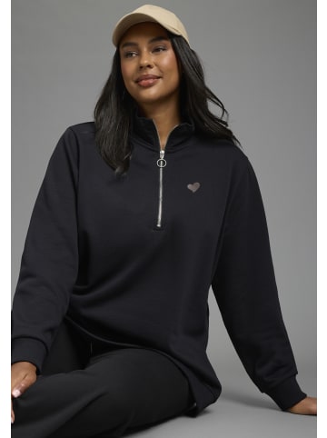 Laura Scott Longsweatshirt in schwarz