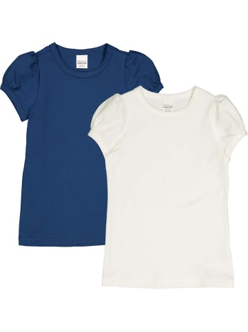 Fred´s World by GREEN COTTON T-Shirt 2er-Pack in Navy/cream