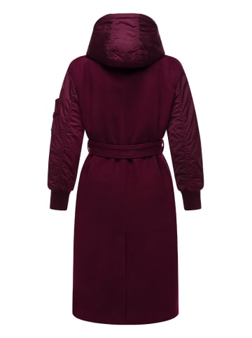 Marikoo Wollmantel Tjadee 16 in Wine