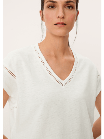 s.Oliver T-Shirt ärmellos in Creme