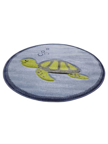 ESPRIT Kinderteppich Turtle in blau