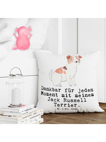 Mr. & Mrs. Panda kuschelkissen 40x40 Jack Russell Terrier Moment... in Weiß
