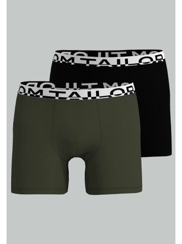 Tom Tailor Long- Pants 2Er Pack Kentucky in grün-dunkel-uni