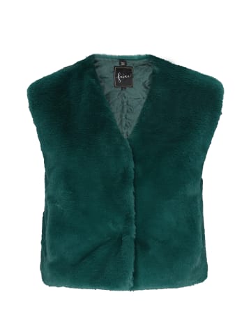 faina Vest in Dunkelgrün