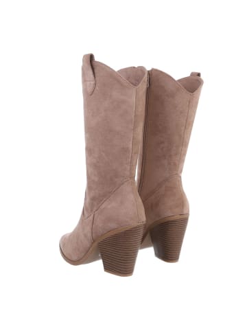 Ital-Design Stiefel in Beige