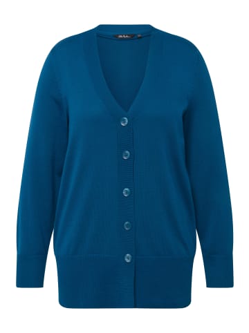 Ulla Popken Strickjacke in blaugrün