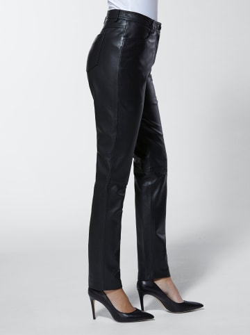 creation L Lederhose in schwarz