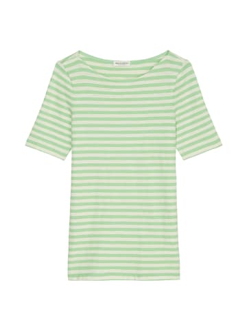 Marc O'Polo Gestreiftes T-Shirt slim in multi/ pure mint